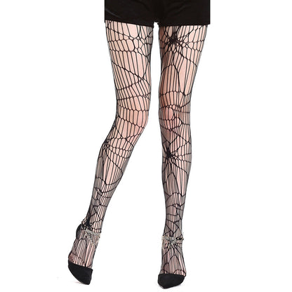 Spiderweb Halloween Pantyhose