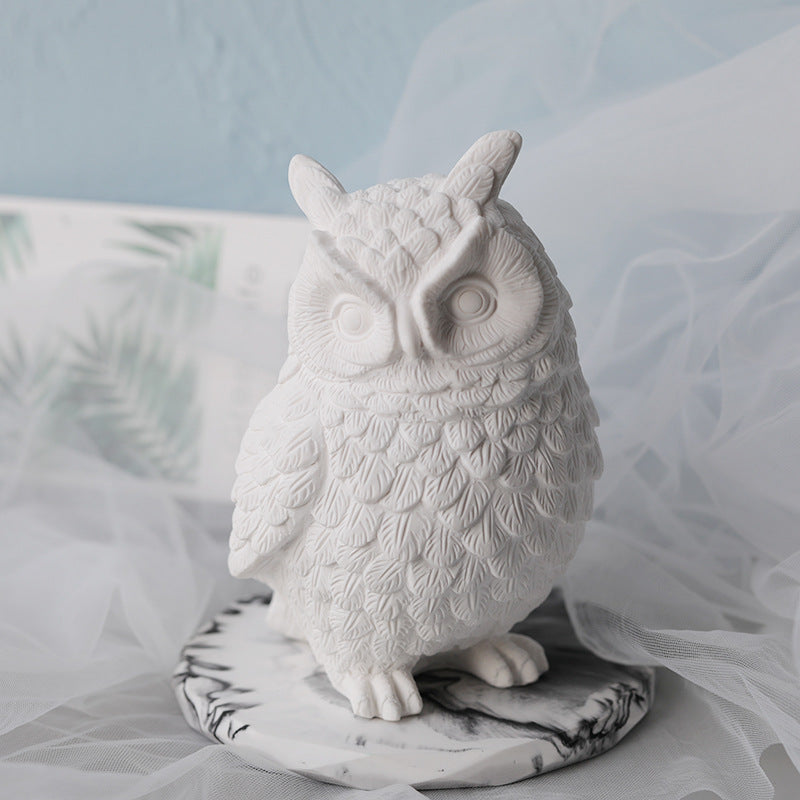 Owl candle mold