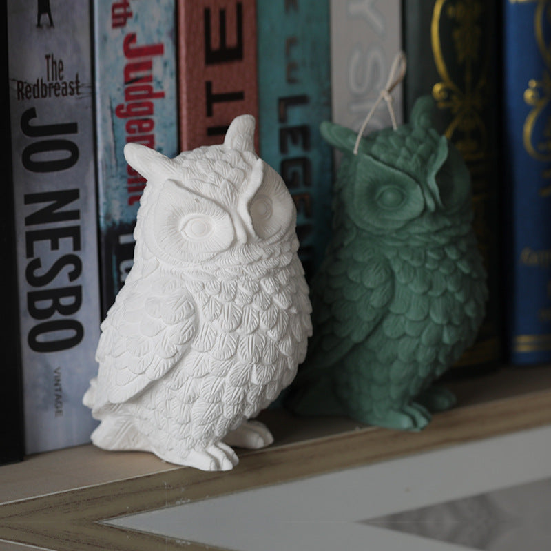 Owl candle mold