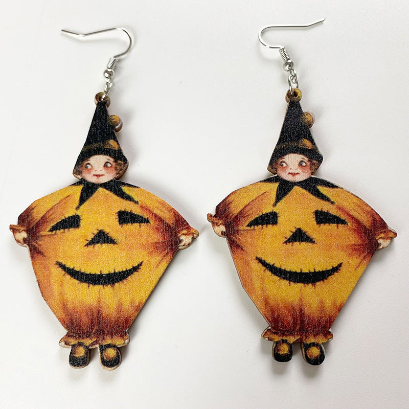 Ghost+ Halloween Earrings