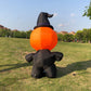 Pumpkin head spooky inflatable decor