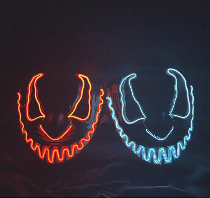 LED Evil Smile Mask