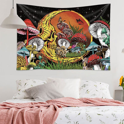 Skull Moon Tapestry