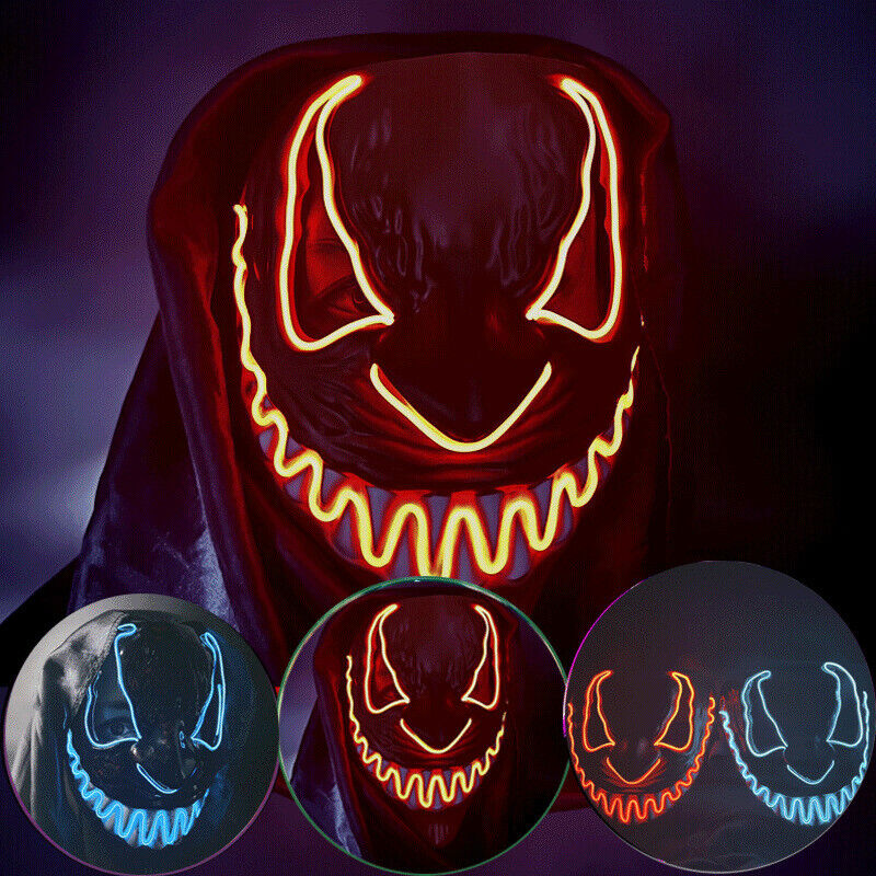 LED Evil Smile Mask