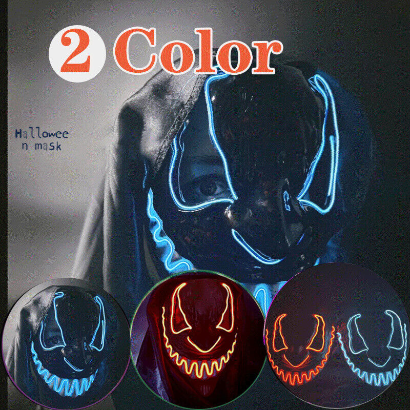 LED Evil Smile Mask