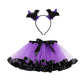 Children's Halloween skirt & Headband set