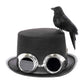 Steampunk crow hat