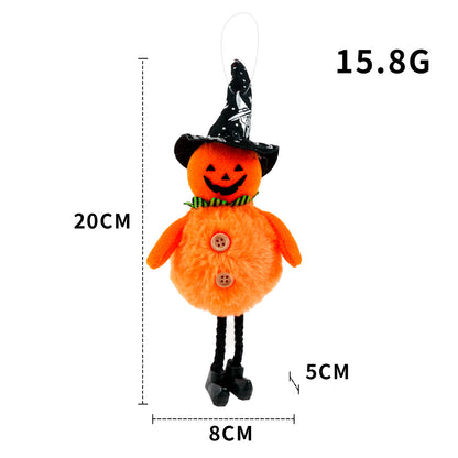 Pumpkin Witch Ornaments Broom Haunted House Decoration Props Decorations