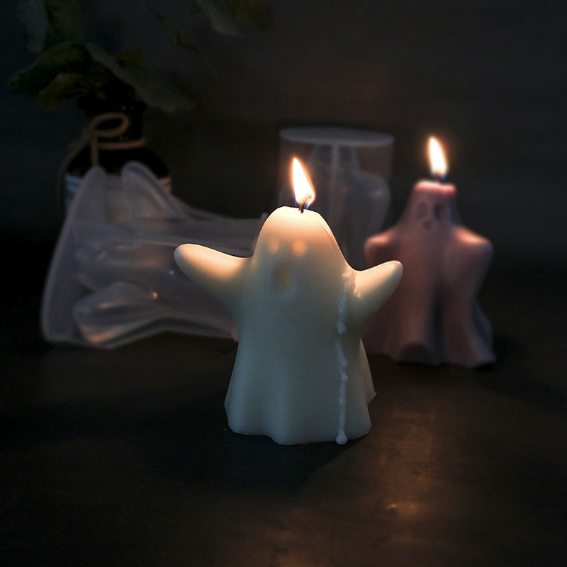 Ghost Candle Silicone Mold