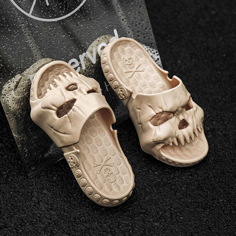 Skull slippers best sale