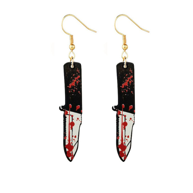 Bloodstained Horror Earrings