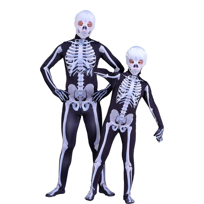 Skeleton Jumpsuit Costume