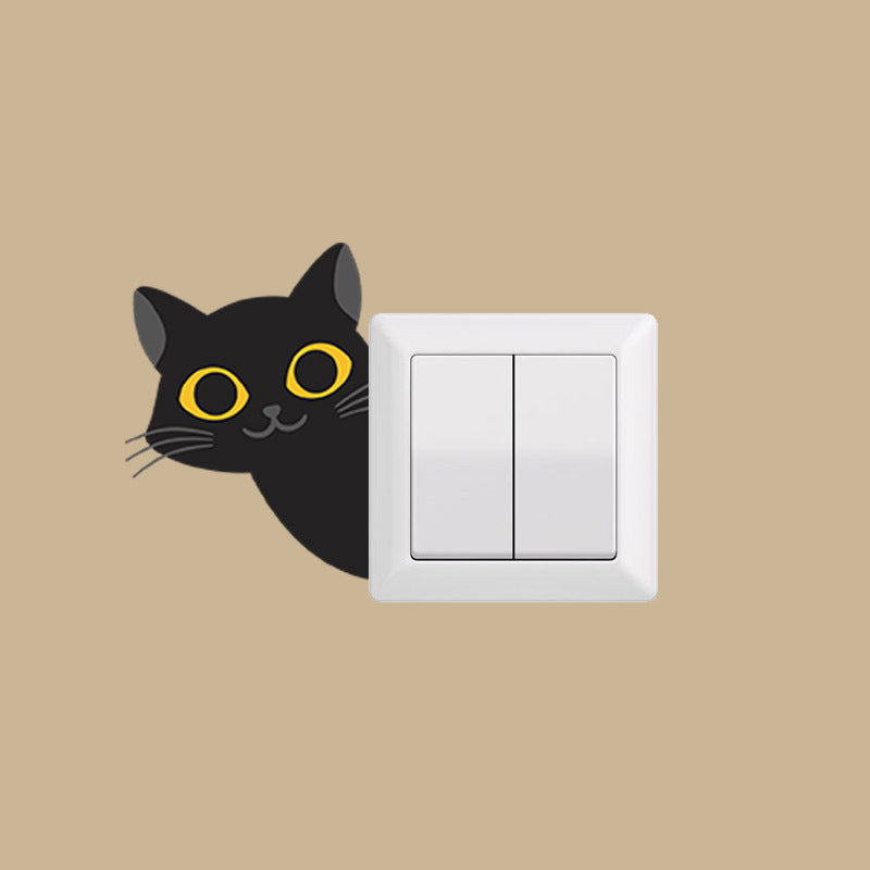 Black Kitten Wall Sticker