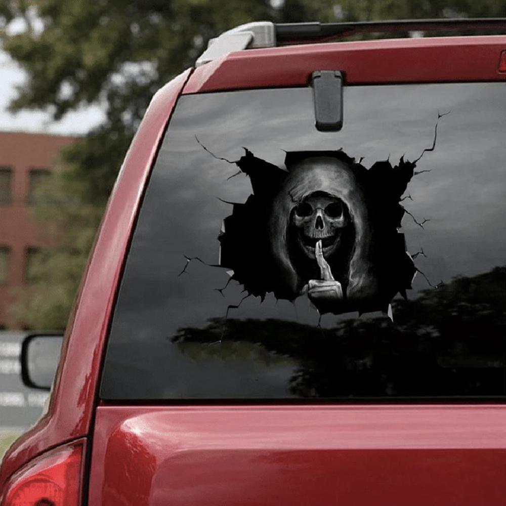 Halloween Skull Sticker