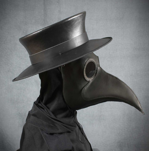 Halloween masked plague doctor