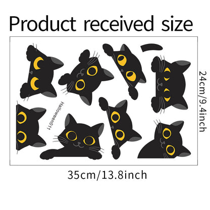 Black Kitten Wall Sticker