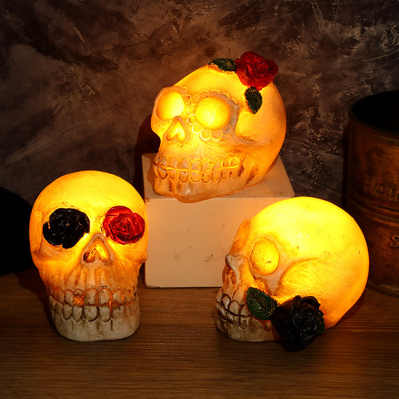 Light up Skull Decor