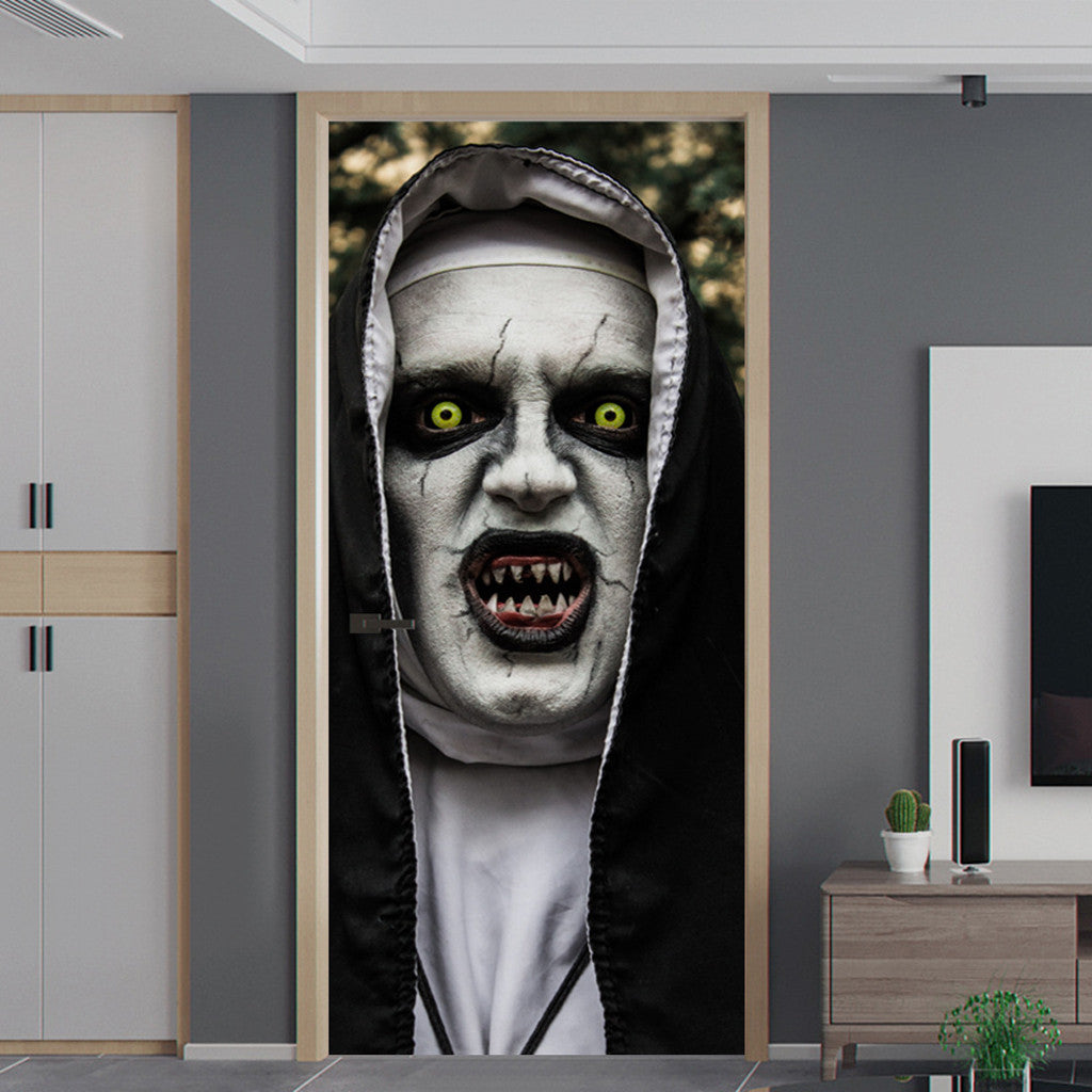 "The Nun" Horror Door Sticker