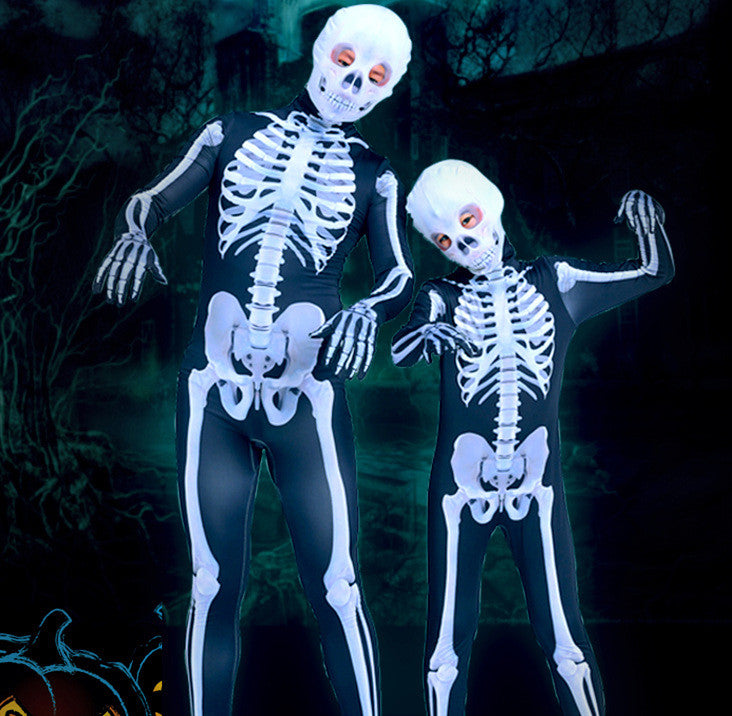 Skeleton Jumpsuit Costume