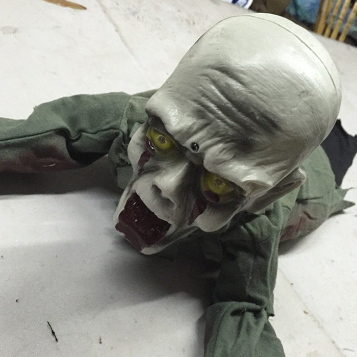 Zombie crawler prop decoration