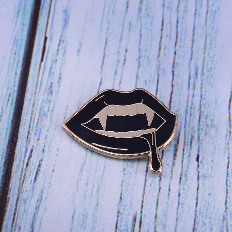 Vampire Lip Pin