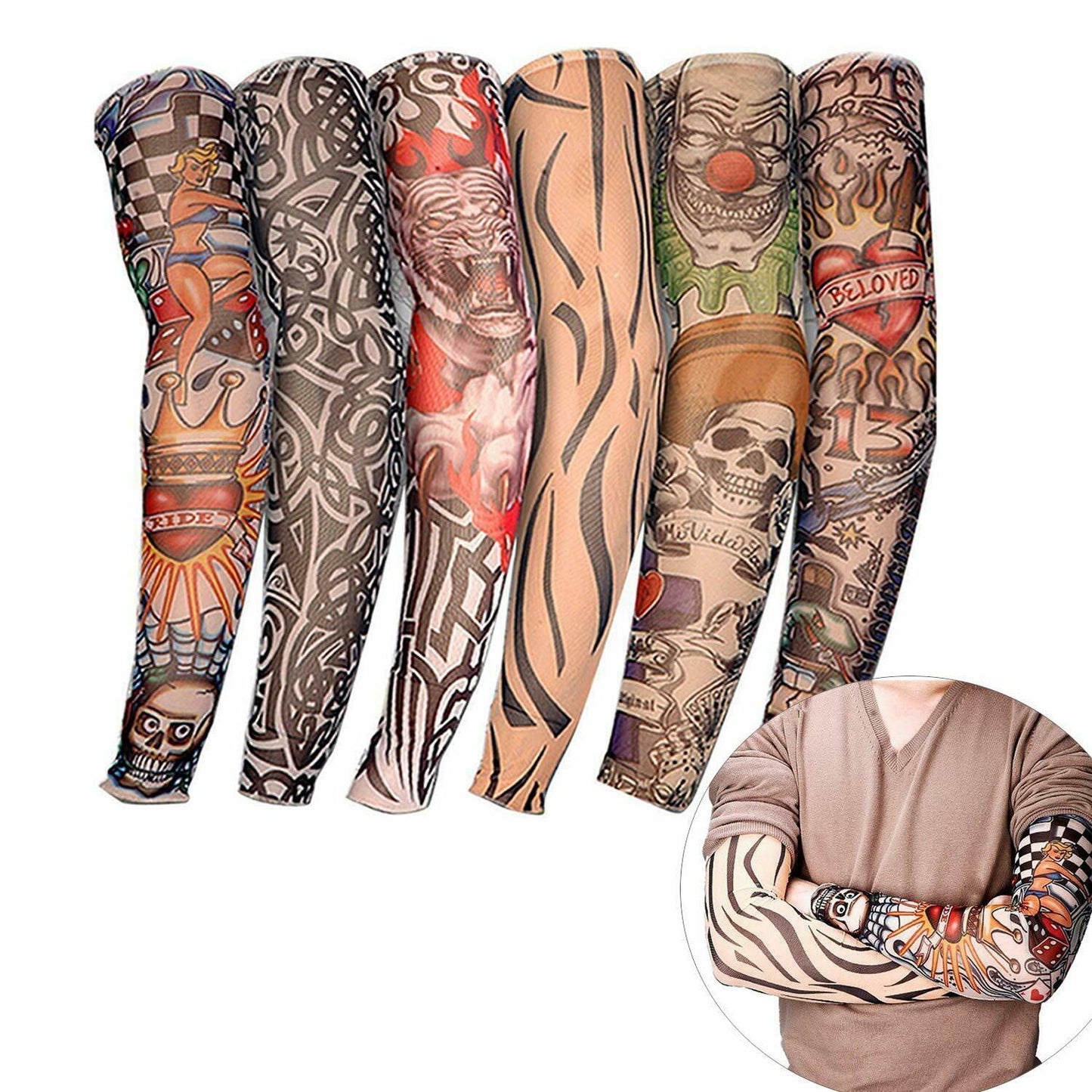 Tattoo Arm Cover 6pc.